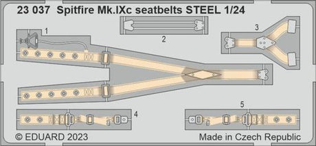 Eduard Eduard 1/24 Eduard Spitfire Mk.IXc seatbelts Steel for Airfix