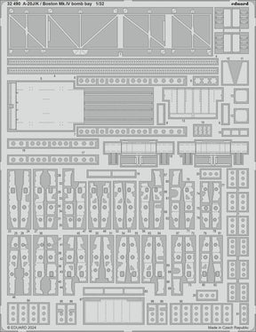 Eduard Eduard 1/32 A-20J/K / Boston Mk.IV bomb bay Photo etched set