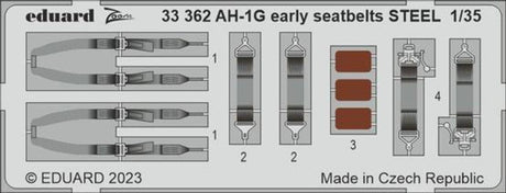 Eduard Eduard 1/32 AH-1G early seatbelts STEEL Photo Etch