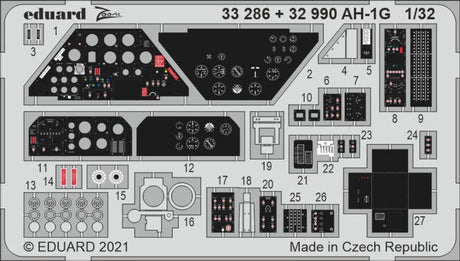 Eduard Eduard 1/32 AH-1G Helicopter Photo Etch for ICM