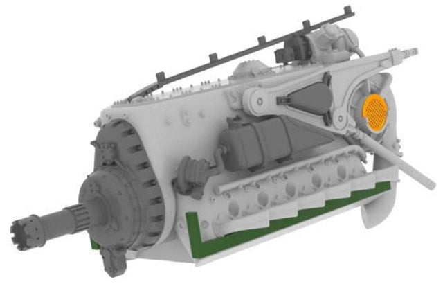 Eduard Eduard 1/32 Bf109G6 Engine for RMG (PE & Resin)