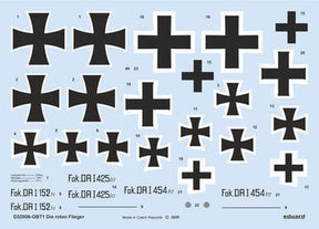 Eduard Eduard 1/32 Decal Die roten Flieger for Meng