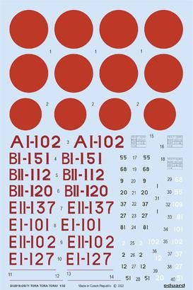 Eduard Eduard 1/32 Decal TORA TORA TORA! for Tamiya