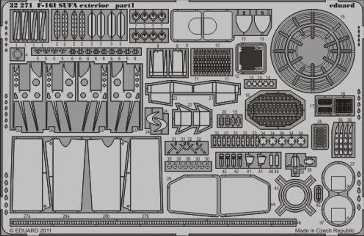 Eduard Eduard 1/32 F-16I Sufa Exterior for Academy