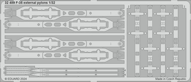 Eduard Eduard 1/32 F-35 external pylons Photo etched set