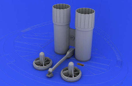 Eduard Eduard 1/32 F-4 Exhaust Nozzles Late for Tamiya (PE & Resin)