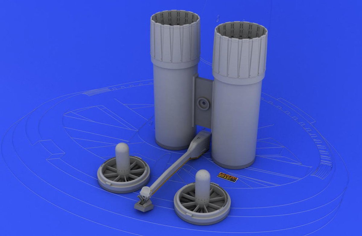 Eduard Eduard 1/32 F-4 Exhaust Nozzles USN Late for Tamiya (Resin)