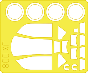 Eduard Eduard 1/32 Mask Bf 109K-4 for Hasegawa