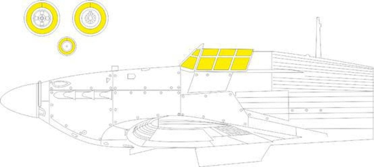 Eduard Eduard 1/32 Mask Hurricane Mk.IIb for Revell