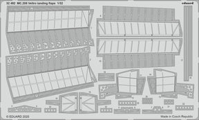 Eduard Eduard 1/32 MC.205 Veltro landing flaps Photo Etch for ITALERI