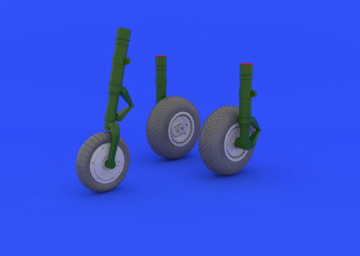 Eduard Eduard 1/32 Me262 Wheels for TRP (Resin)