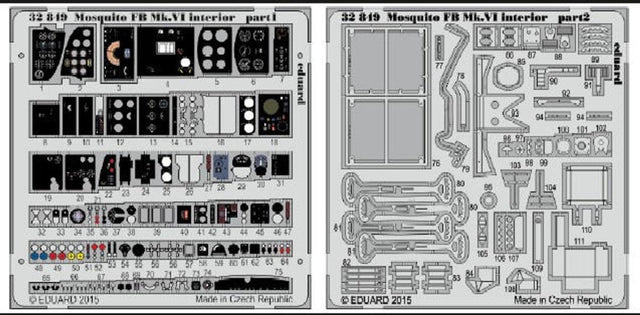 Eduard Eduard 1/32 Mosquito Mk FB VI Interior for TAM (Pre-Painted)