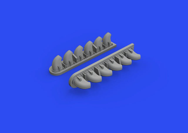 Eduard Eduard 1/32 P-40E Exhaust Stacks for Trumpeter (Resin)