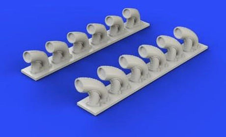 Eduard Eduard 1/32 P39Q/N Exhaust Stacks for KTY (Resin)