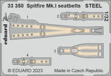 Eduard Eduard 1/32 Spitfire Mk.I seatbelts Steel for Kotare