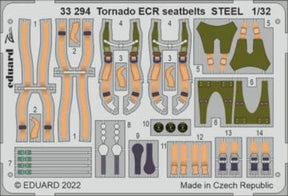 Eduard Eduard 1/32 Tornado ECR Seatbelts Steel for ITL (Pre-Painted)