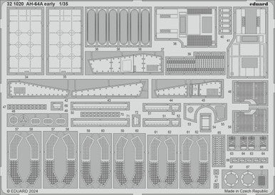 Eduard Eduard 1/35 AH-64A early Photo etched set for TRUMPETER