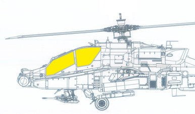 Eduard Eduard 1/35 AH-64A early TFace MASK for TRUMPETER
