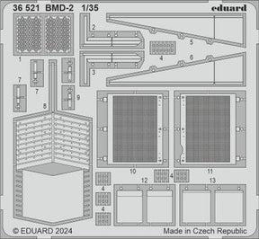 Eduard Eduard 1/35 BMD-2 Photo etched setFor Hobby Boss