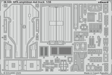 Eduard Eduard 1/35 GPA amphibian 4x4 truck Photo Etch