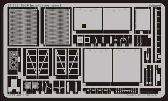Eduard Eduard 1/35 M26 Interior for TAM