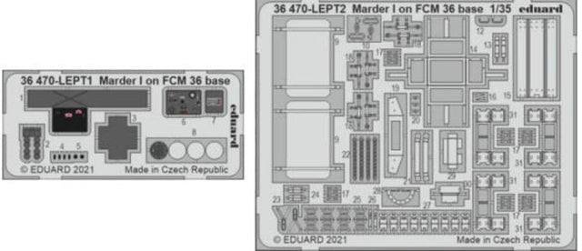 Eduard Eduard 1/35 Marder I on FCM 36 Base for ICM
