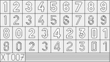 Eduard Eduard 1/35 Mask German Numbers Small