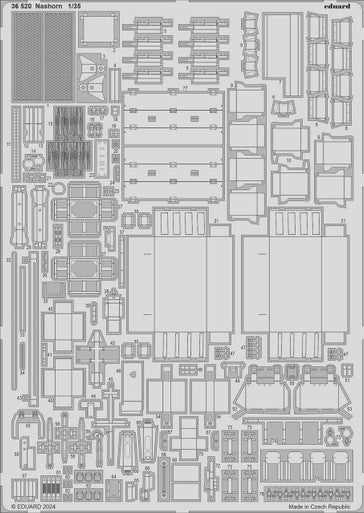 Eduard Eduard 1/35 Nashorn Photo etched set for TAMIYA for TAMIYA