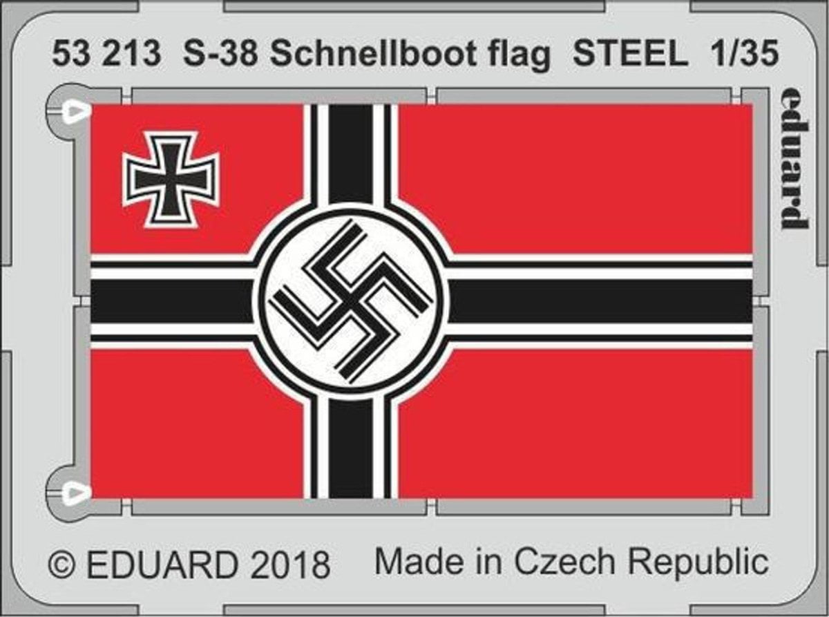 Eduard Eduard 1/35 S38 Schnellboot Flag Steel for ITL (Pre-Painted)