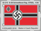 Eduard Eduard 1/35 S38 Schnellboot Flag Steel for ITL (Pre-Painted)
