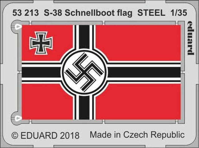 Eduard Eduard 1/35 S38 Schnellboot Flag Steel for ITL (Pre-Painted)