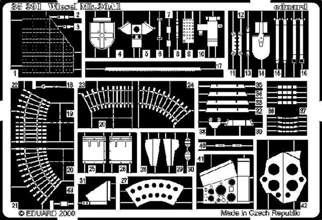 Eduard Eduard 1/35 Wiesel Mk 20A for AFV