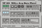 Eduard Eduard 1/35 Willys Jeep