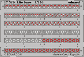 Eduard Eduard 1/350 Life Buoy (Pre-Painted)
