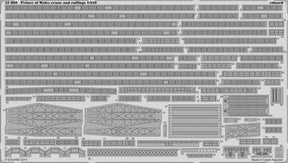 Eduard Eduard 1/350 Prince of Wales Cranes & Railings for TAM