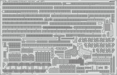 Eduard Eduard 1/350 USS Constellation CV64 Part 4 Hull & Deck for Trumpeter