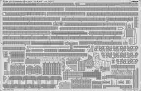 Eduard Eduard 1/350 USS Constellation CV64 Part 4 Hull & Deck for Trumpeter