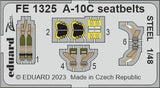 Eduard Eduard 1/48 A-10C seatbelts STEEL for HOBBY BOSS