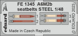 Eduard Eduard 1/48 A6M2b seatbelts Steel for Academy