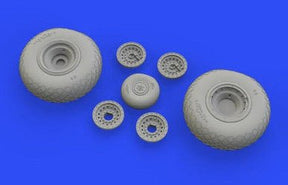 Eduard Eduard 1/48 B-17 Wheels for HKM (Mask & Resin)