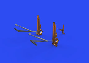 Eduard Eduard 1/48 B-17F undercarriage legs BRONZE Brassin for EDUARD