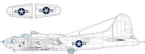 Eduard Eduard 1/48 B-17F US national insignia w/ blue outline Mask for EDUARD