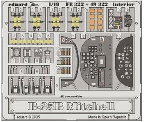 Eduard Eduard 1/48 B-25B interiorfor Accurate Miniatures