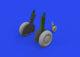 Eduard Eduard 1/48 Bf 108 wheels Brassin