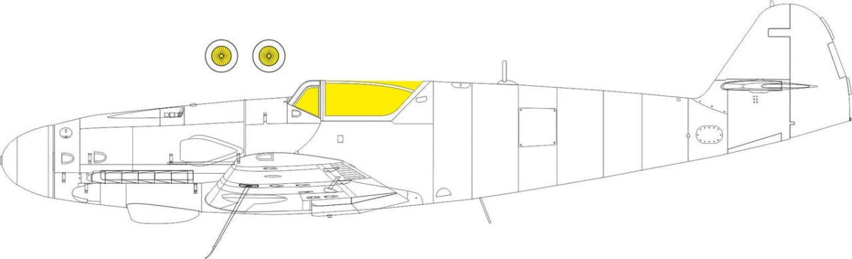 Eduard Eduard 1/48 Bf 109K-4 EX1002 Masks