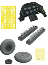 Eduard Eduard 1/48 Bf109G10 LooK w/Late Wheels for EDU (PE & Resin)