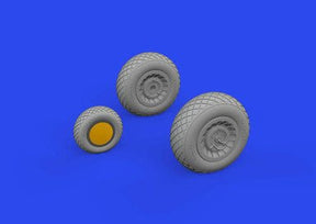 Eduard Eduard 1/48 Brassin B-25J wheels for HKM