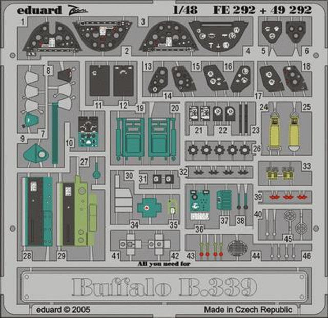 Eduard Eduard 1/48 Buffalo Model 339 for Tamiya