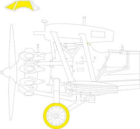 Eduard Eduard 1/48 Bulldog Mk.II MASK for AIRFIX for AIRFIX