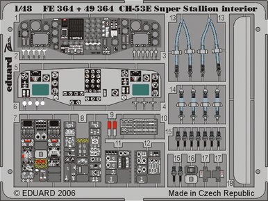 Eduard Eduard 1/48 CH-53E interior for ACADEMY/MRC